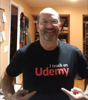 Got My Udemy Shirt!